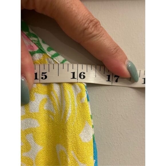 Lilly Pulitzer Jillie Hibiscus Stroll Floral Tank A-line Dress Size XS Flamingo - Picture 6 of 8